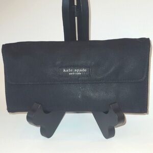Kate Spade Vintage Iconic Black Nylon Billfold Wallet